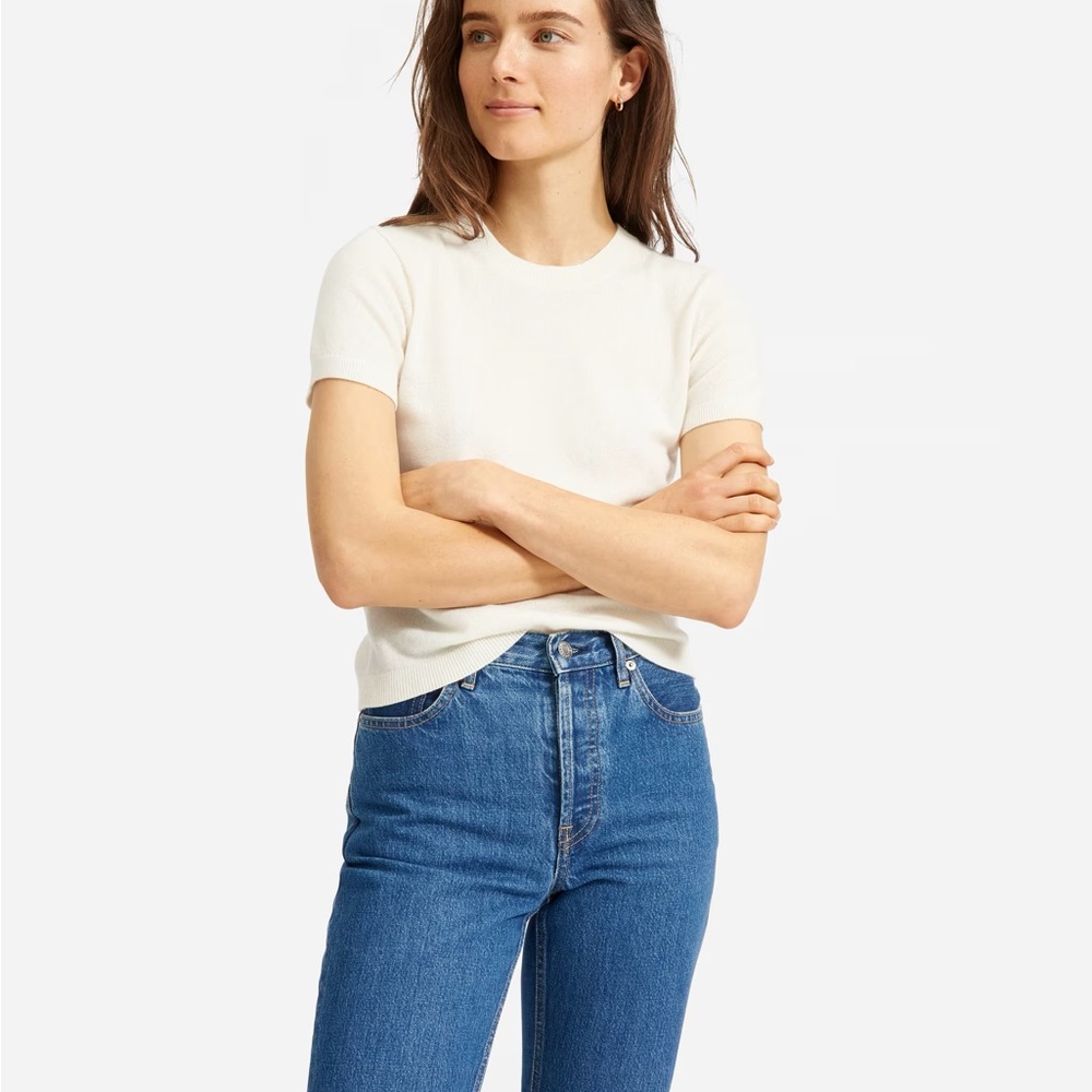 NWT Everlane The Cashmere Sweater Tee Size: XS